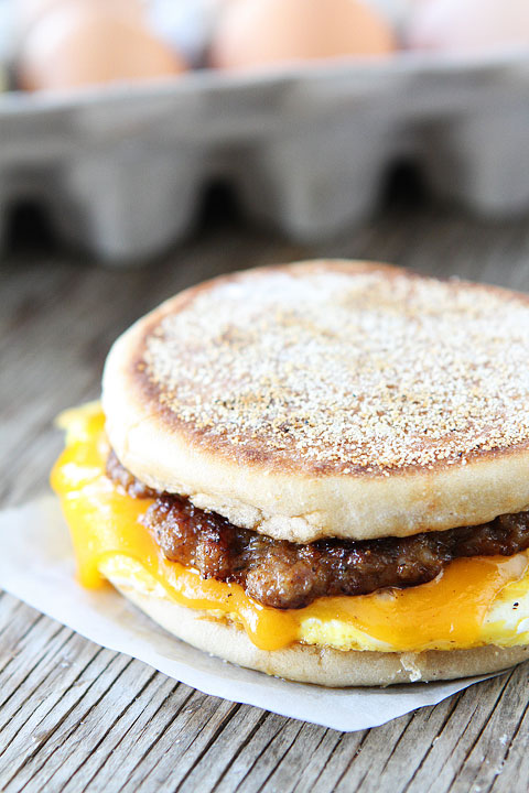 Egg Bacon and Cheese Breakfast Sandwich